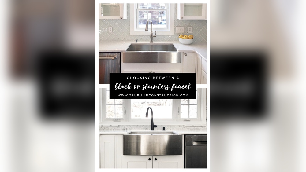 Black Vs Stainless Steel Faucet